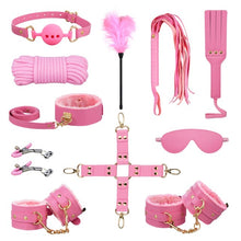 Load image into Gallery viewer, BDSM 11PCS - 11-teiliges Leder-Fesselset