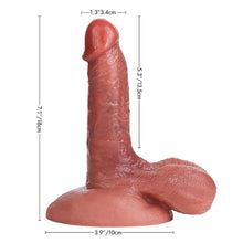 Load image into Gallery viewer, Realistisch – einführbare Länge: 13,5 cm, starker Saugnapf, Venenstruktur, Silikondildo, Oralsex-Training