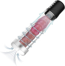 Load image into Gallery viewer, 2 IN 1 Elektrische Penispumpen-Masturbationsgerät Stroker mit 7 Saugmodi