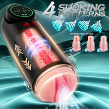 Load image into Gallery viewer, 3 IN 1 Automatischen Masturbator Stroker Blowjob mit 4 Saug und Vibrations und Stoßmodi