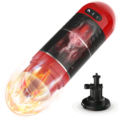 Tank 7 Stoßen Heizen Stimme Abnehmbarer 4 IN 1 Cup Masturbator