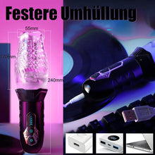 Load image into Gallery viewer, ORKAN 2 in 1 transparente Version des Automatischer 7 Rotation 7 Vibration Cup Masturbator