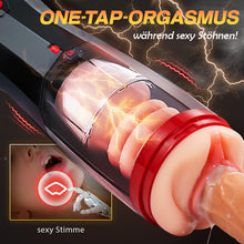 Load image into Gallery viewer, CLIMBER 4 IN 1 Erektion Cup Masturbator 5 Stoßen + 5 Saugen 10 Vibrie