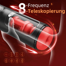 Load image into Gallery viewer, 8 schiebende 8 vibrierende 3D-Kanal-Männermasturbator