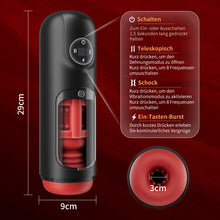 Load image into Gallery viewer, 8 schiebende 8 vibrierende 3D-Kanal-Männermasturbator