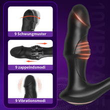 Load image into Gallery viewer, 9 Wackelndes, schwingendes und vibrierendes Prostata-Massagegerät mit Penisring