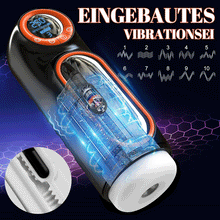 Load image into Gallery viewer, Aufgerüstet 10-Frequenz-Teleskop vibrierende Saugen Masturbation Tassen