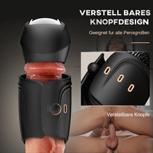 Load image into Gallery viewer, Automatisch verstellbare Schnalle 10 Vibrationsmodi Masturbationsbecher