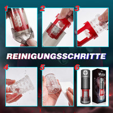 Load image into Gallery viewer, 5 Rotierende + 5 Saugen 2-in-1 Masturbation Cup Penis Pumpe