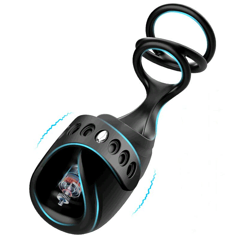 3-in-1 Glans Trainer Masturbation Cup mit Penisring