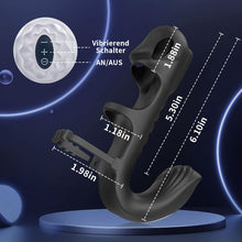 Load image into Gallery viewer, Lucifer - Dual-Motor-7-Vibrations-Penis-Hülse und Vibrator 2-in-1 Erwachsenenspielzeug