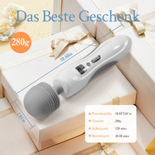 Load image into Gallery viewer, Tragbarer Zauberstab Leichtgewicht mit 8 Vibrationen 9 Geschwindigkeiten Biegsames Massagegerät