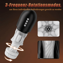 Load image into Gallery viewer, Rocket Cup Masturabtor 3 Rotierend 5 Vibrierend Dehnbar &amp; Heizen