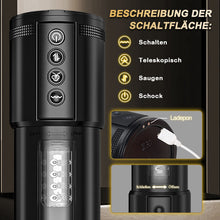 Load image into Gallery viewer, Telescope 5 Stoßen 10 Vibrieren 5 Saugen 3 IN 1 Masturbator für Männer