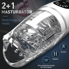 Load image into Gallery viewer, Platypus 8 Vibrators 5 Klem Blowjob Masturbator Cup