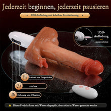 Load image into Gallery viewer, Sexmaschine, 90°, automatisch verstellbarer Vibrator mit 8 stoßenden, vibrierenden und leckenden Dildos