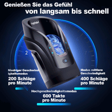 Load image into Gallery viewer, Leten- Thunder fleischiger teleskopischer vibrierender automatischer männlicher Masturbator Blowjob Stroker