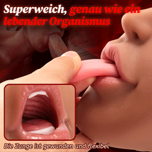 Load image into Gallery viewer, BRAUNE SCHÖNHEIT Tragbarer Masturbator Blowjob Taschenmuschi Masturbator