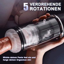 Load image into Gallery viewer, 5 Rotierend 5 Lutschend 7 Vibrierend Masturbation &amp; Training 2 IN 1