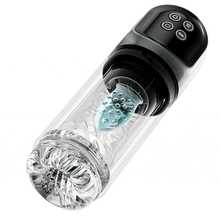 Load image into Gallery viewer, 7 Saugen Dual-Temperatur SPA Boner Enlarger 7 Rotierende 360° Massage Masturbator