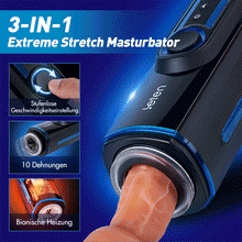 Load image into Gallery viewer, Leten-X9 IV Upgraded Retractable &amp; Beheizte &amp; Akustische Kombination Männlicher Masturbator