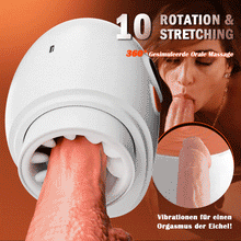 Load image into Gallery viewer, Explorer-Innovative Vergnügen Dual Entrance Elektrische Masturbator Hoden Massage + Glans Orgasm