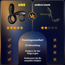 Load image into Gallery viewer, Warren - Premium-Penisring mit 10 Rotationen + 10 Vibrationen