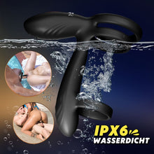 Load image into Gallery viewer, Warren - Premium-Penisring mit 10 Rotationen + 10 Vibrationen