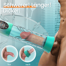 Load image into Gallery viewer, Green Pioneer – 4 Druckstufen und 9 Saugmodi – Wasser-Penispumpe mit LCD-Display