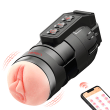 Load image into Gallery viewer, 【Stärker und schneller zum Orgasmus】 Leten 10 Vibrationsmasturbator und Pussy Pockets 2-in-1 mit App-Steuerung