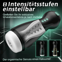 Load image into Gallery viewer, Evolution-8 Sucking 10 Vibrating One Touch Orgasm Digital Vacuum Masturbator