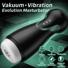 Load image into Gallery viewer, Evolution-8 Sucking 10 Vibrating One Touch Orgasm Digital Vacuum Masturbator