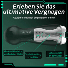 Load image into Gallery viewer, Evolution-8 Sucking 10 Vibrating One Touch Orgasm Digital Vacuum Masturbator
