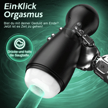 Load image into Gallery viewer, Evolution-8 Sucking 10 Vibrating One Touch Orgasm Digital Vacuum Masturbator