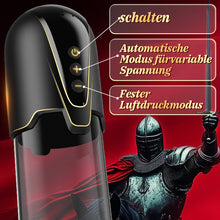 Load image into Gallery viewer, Red Fury Armour – Penispumpe mit 9 Saugstufen, rotem Mund und strukturiertem Tunnel