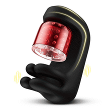 Load image into Gallery viewer, Finger 2.0-9 Vibrationen 9 Spannen 9 Rotieren Verbesserter Glans Training Masturbator