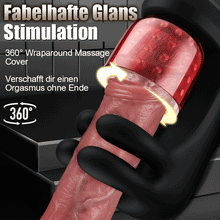 Load image into Gallery viewer, Finger 2.0-9 Vibrationen 9 Spannen 9 Rotieren Verbesserter Glans Training Masturbator
