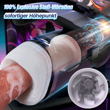 Load image into Gallery viewer, Turbo - Seekheart 10-Modus Explosiver Stoß-Stroker – Immersives Gamepad-Design mit Handyhalter