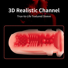 Load image into Gallery viewer, Leten ThundercoreX 6 Stoßbewegungen Infrarot Beheizter Realistischer Vaginal