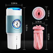 Load image into Gallery viewer, Leten ThundercoreX 6 Stoßbewegungen Infrarot Beheizter Realistischer Vaginal