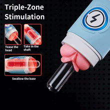 Load image into Gallery viewer, Leten ThundercoreX 6 Stoßbewegungen Infrarot Beheizter Realistischer Vaginal