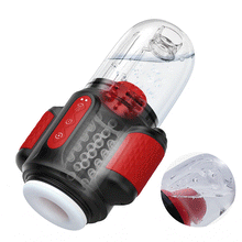 Load image into Gallery viewer, Sturmwirbel - 5-frequenz Wasserspray + 10-frequenz Vibration + 5-frequenz Rotation, Doppelte Eichelstimulation, Zweifach