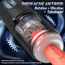 Load image into Gallery viewer, GripMax – Freihändiger Masturbator für Männer mit Saugnapfhalterung