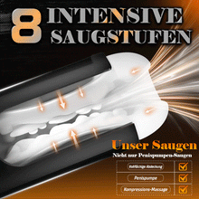 Load image into Gallery viewer, Sophia – 8 Vibrationsmodi 8 Saugmodi 3D Realistische Hülse Automatischer Männlicher Masturbator