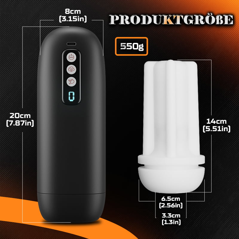 Sophia – 8 Vibrationsmodi 8 Saugmodi 3D Realistische Hülse Automatischer Männlicher Masturbator