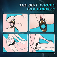 Load image into Gallery viewer, Bunny Hopper——Vibrating Cock Ring with Rabbit Design, Rechargeable Penis Ring Vibrator with 9 Vibration Modes