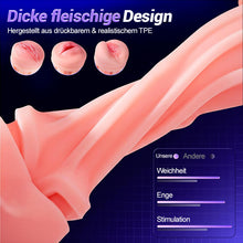 Load image into Gallery viewer, Daphne - 3 Hüllen Taschenmuschi Penis-Pumpe mit 9 Saug- &amp; 9 Vibrationsmodi für männliche Mast