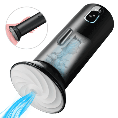 Bliss - 9 Saugmodi & Kraftvolle Vibration 2,8x Breite Hülle Elektrischer Masturbator für Männer