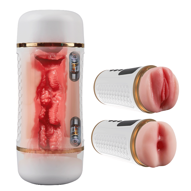 Throb - Dual-End Vibrator Ausdauer-Trainer Edging-Verzögerung & Endurance-Builder Masturbator für