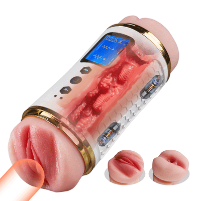Throb - Dual-End Vibrator Ausdauer-Trainer Edging-Verzögerung & Endurance-Builder Masturbator für